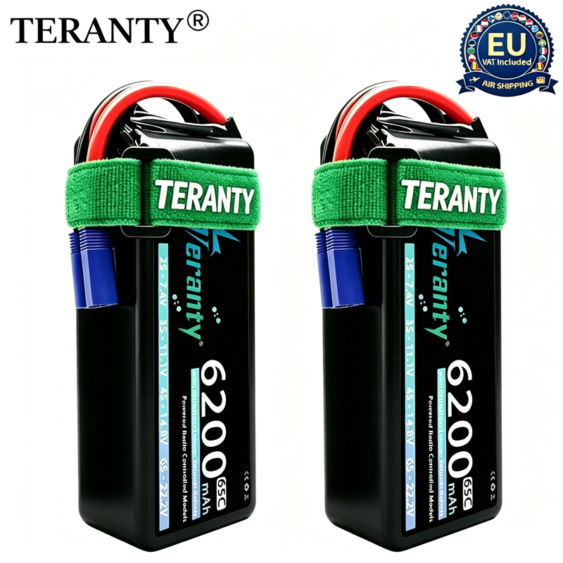 بطارية ليثيوم بوليمر TERANTY 6 - مراجعة Drone Battery Lipo وسعره