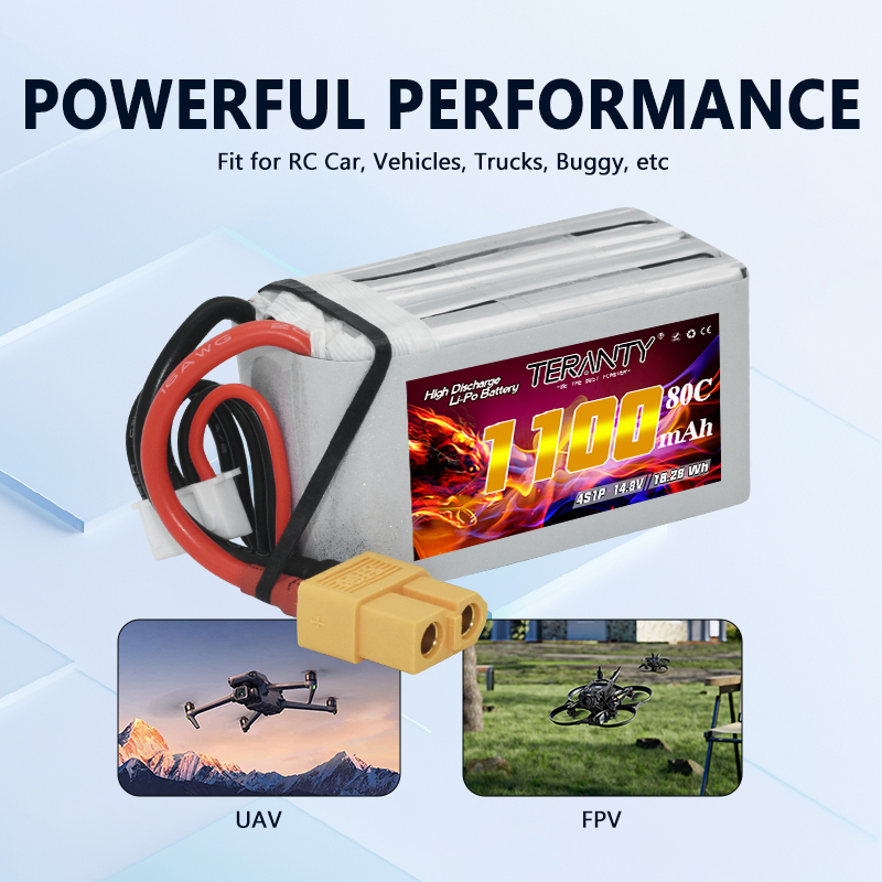 بطارية ليثيوم بوليمر TERANTY 4 - مراجعة Drone Battery Lipo وسعره