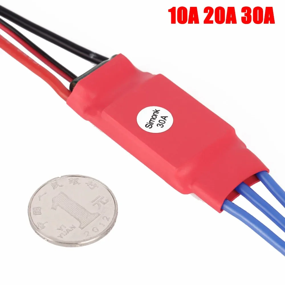 1 قطعة سيمونك 10A 20A 30A فرش  - مراجعة Drone Battery Lipo وسعره